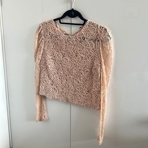Zara light pink top